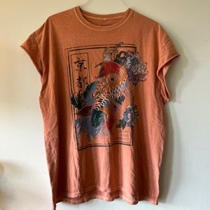 Urban outfitters oversized graphic tee, Size: S/M - P/M